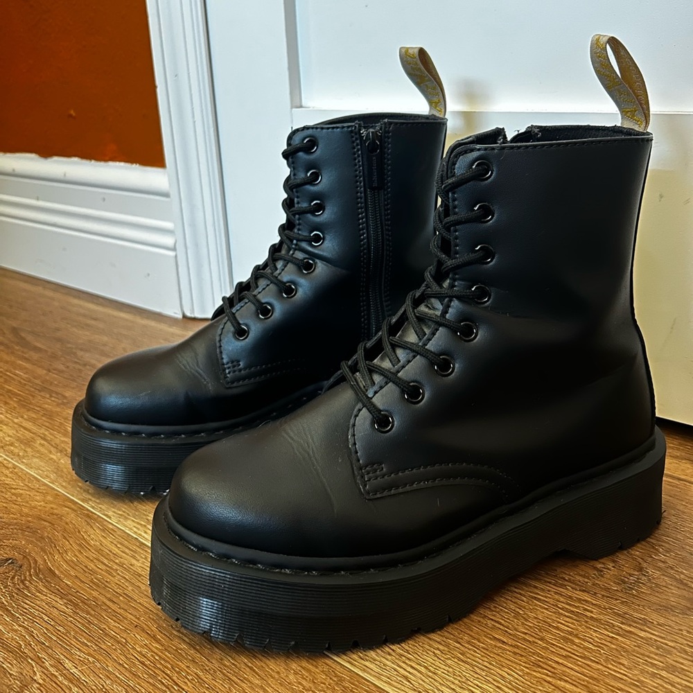 Black Platform DocMartens (Vegan Leather)